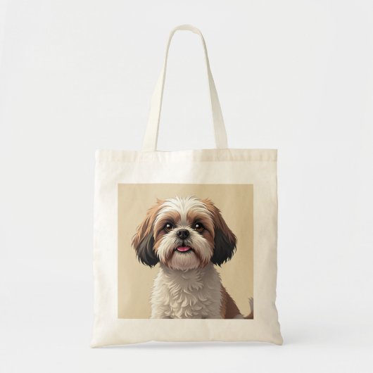 Tote Bag shihtzu Mandoo (Devant)