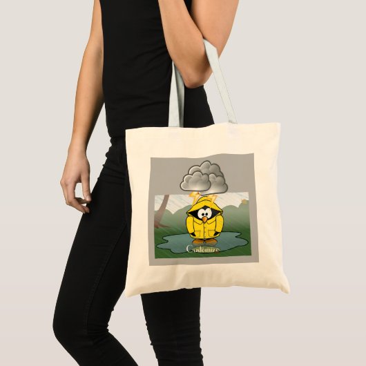Tote Bag Shivering Rainy Day Penguin Thunder_Cove (Devant (produit))
