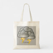 Tote Bag Shivering Rainy Day Penguin Thunder_Cove (Dos)