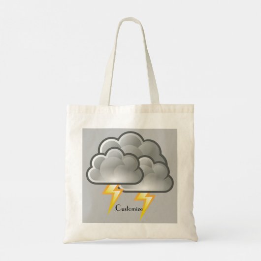 Tote Bag Shivering Rainy Day Penguin Thunder_Cove (Dos)