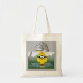 Tote Bag Shivering Rainy Day Penguin Thunder_Cove (Devant)