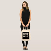 Tote Bag Shleppin' Aint Easy Funny Yiddish Jewish Shlep (Devant (modèle))