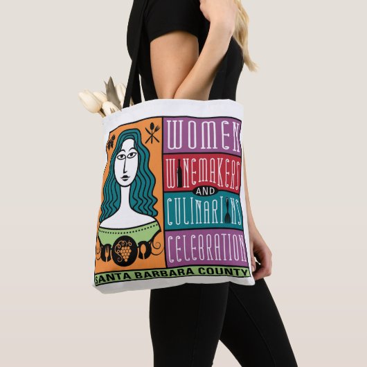 Tote Bag Shoulder Fourre-tout - WWCC du comté de Père Noël  (De près)
