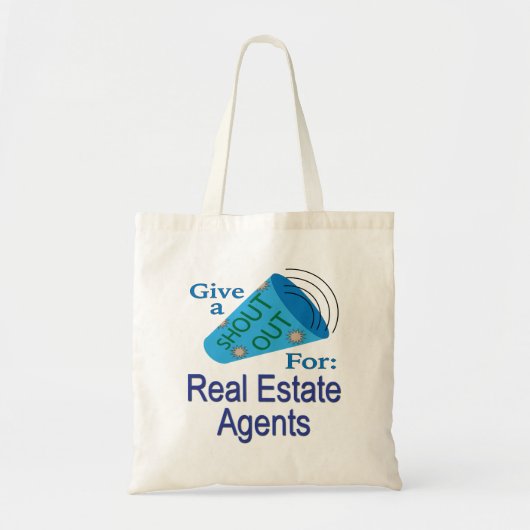 Tote Bag Shout for Real Estate Agents (Devant)