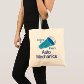 Tote Bag Shout Out for Auto Mechanics (Devant (produit))