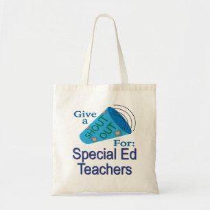 Tote Bag Shout Out pour les enseignants de l'éducation spéc