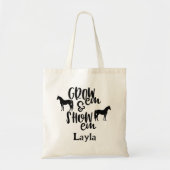 Tote Bag Show Horse Custom Name (Devant)