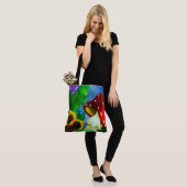 Tote Bag Shroom Gully Whimsical Imaginaire Art (Sur le modèle)
