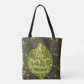 Tote Bag Si la vie vous donne les citrons font une limonade (Dos)