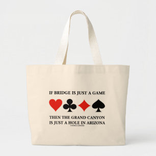 Tote Bag Si le pont est juste un trou de canyon grand de