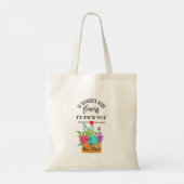 Tote Bag Si les professeurs étaient des fleurs, je vous cho (Dos)