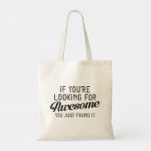 Tote Bag Si vous cherchez à être génial (Dos)