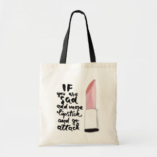 Tote Bag Si vous êtes tristes ajoutez plus de rouge à