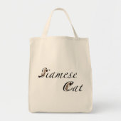 Tote Bag Siamese cat character (Devant)