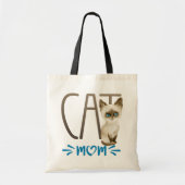 Tote Bag Siamese Chat Maman (Devant)