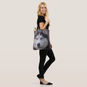 Tote Bag Sibérien Husky (Sur le modèle)