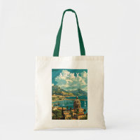 Sicile Italie Travel Art Vintage