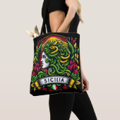 Tote Bag Sicile Sicile Sicile Fourre-tout (De près)