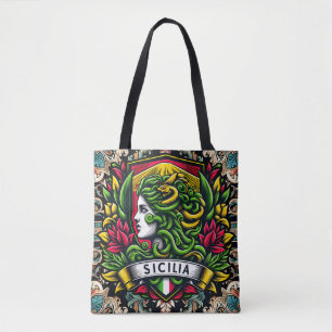 Tote Bag Sicile Sicile Sicile Fourre-tout