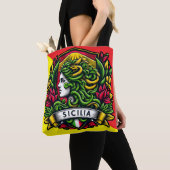 Tote Bag Sicile Sicile Sicile Fourre-tout (De près)