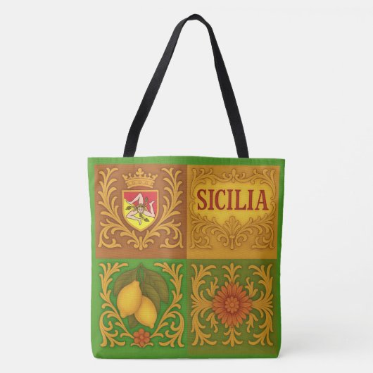Tote Bag Sicilia Sicilien (Devant)