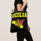 Tote Bag Sicilia Trinacrie (De près)