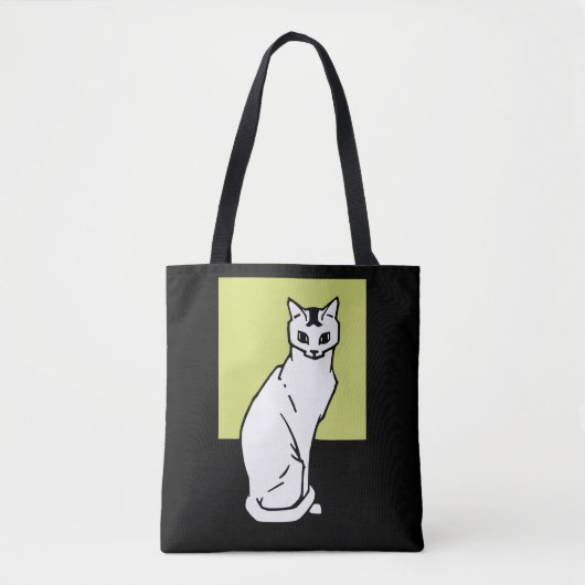 Tote Bag Siège Chat Julie de Graag Art Nouveau (Devant)
