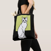 Tote Bag Siège Chat Julie de Graag Art Nouveau (De près)