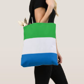 Tote Bag Sierra Leone Flag (De près)
