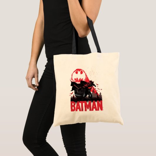 Tote Bag Signal Batman Crimson Bat (Devant (produit))