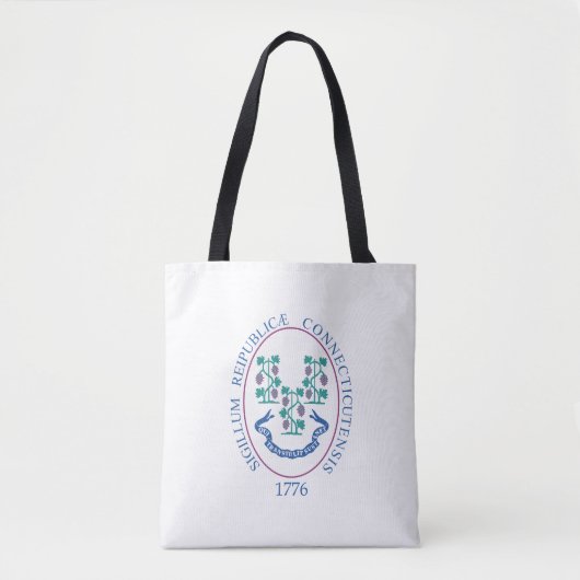 Tote Bag Signal Connecticut (Devant)