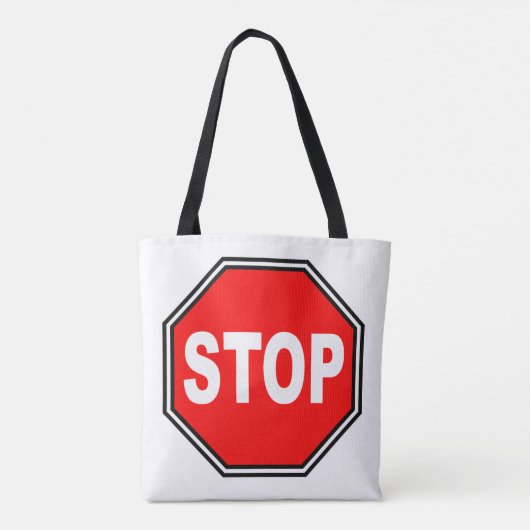 Tote Bag Signal d'arrêt standard (Dos)