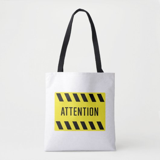 Tote Bag Signal d'attention (Devant)