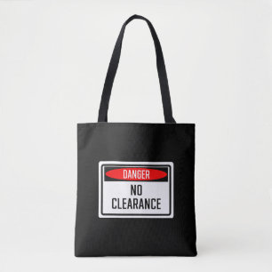 Tote Bag Signal de décharge sans danger