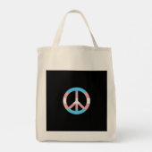 Tote Bag Signal de paix transgenre (Dos)