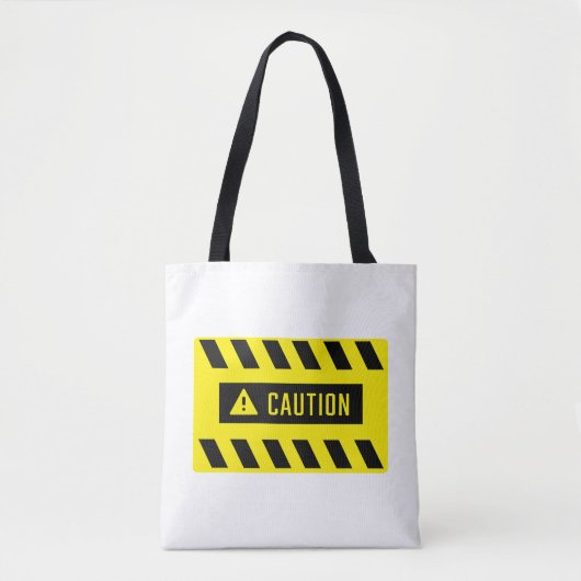 Tote Bag Signal de prudence (Devant)