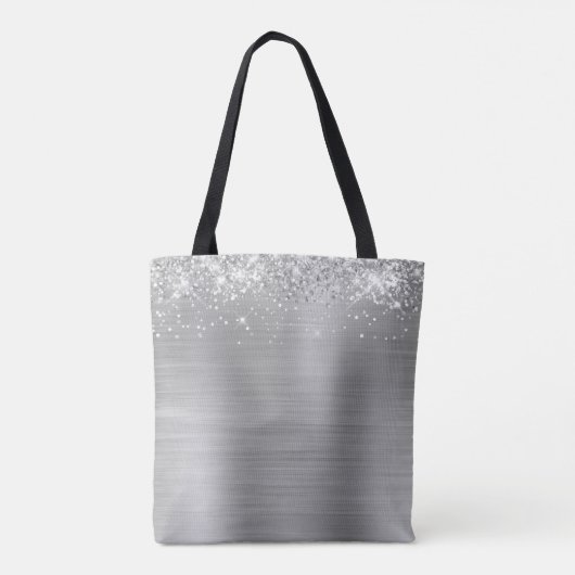 Tote Bag Signature Gris foncé Monogramme Parties scintillan (Dos)