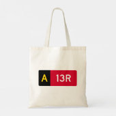 TOTE BAG SIGNE A13R DU POINT D'ARRÊT (Dos)