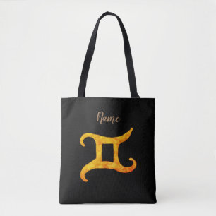 Tote Bag SIGNE D'Astrologie Gemini D'OR
