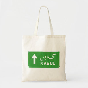 Tote Bag SIGNE DE LA ROUTE DE Kaboul EN Afghanistan