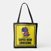 Tote Bag SIGNE DE PASSAGE DU Super Héros Chibi Batwoman (Dos)