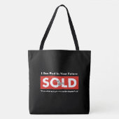 Tote Bag SIGNE DE VENTE IMMOBILIÈRE Rouge Fourre-tout Épice (Devant)