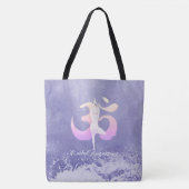 Tote Bag Signe de Yoga Pose Om de l'instructeur de méditati (Devant)