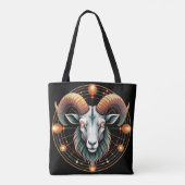 Tote Bag Signe du zodiaque Bélier (Dos)