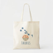 Tote Bag signe du zodiaque Taurus (Devant)