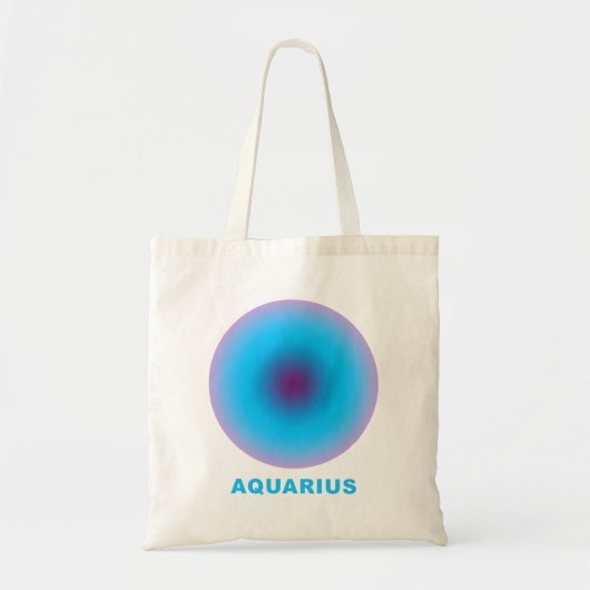 Tote Bag Signe du zodiaque Verseau (Devant)