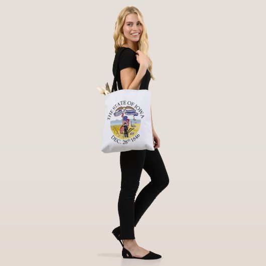 Tote Bag signe Iowa (Sur le modèle)