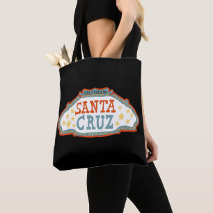 Tote Bag SIGNE Vintage père Noël Cruz California Sweet