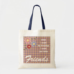 Tote Bag Signes de cadeau d'amitié de ressort