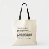 Tote Bag Signes De La Terre (Devant)